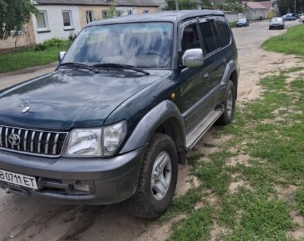 Зеленый Тойота Ленд Крузер Прадо 90, объемом двигателя 3.4 л и пробегом 340 тыс. км за 6299 $, фото 1 на Automoto.ua