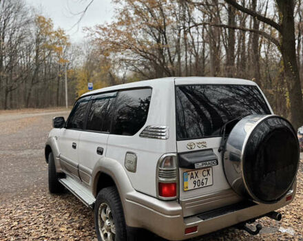 Білий Тойота Ленд Крузер Прадо, об'ємом двигуна 3.38 л та пробігом 330 тис. км за 8200 $, фото 15 на Automoto.ua