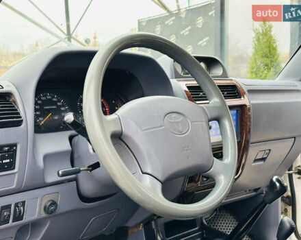 Бежевый Тойота Ленд Крузер Прадо, объемом двигателя 3.4 л и пробегом 182 тыс. км за 9500 $, фото 13 на Automoto.ua