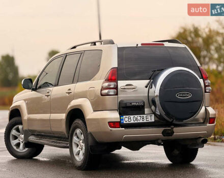 Бежевый Тойота Ленд Крузер Прадо, объемом двигателя 4 л и пробегом 265 тыс. км за 10750 $, фото 7 на Automoto.ua