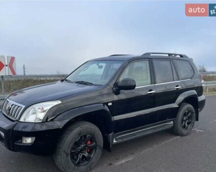 Черный Тойота Ленд Крузер Прадо, объемом двигателя 3 л и пробегом 273 тыс. км за 3000 $, фото 4 на Automoto.ua