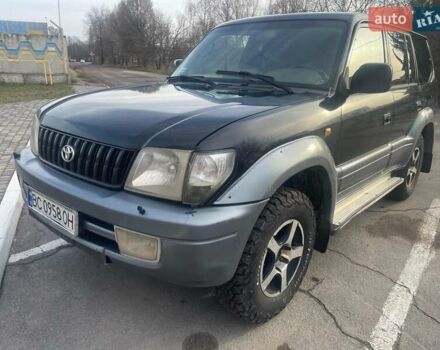 Чорний Тойота Ленд Крузер Прадо, об'ємом двигуна 3 л та пробігом 343 тис. км за 6400 $, фото 3 на Automoto.ua