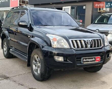 Черный Тойота Ленд Крузер Прадо, объемом двигателя 4 л и пробегом 313 тыс. км за 15490 $, фото 2 на Automoto.ua
