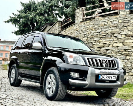 Черный Тойота Ленд Крузер Прадо, объемом двигателя 4 л и пробегом 285 тыс. км за 15800 $, фото 1 на Automoto.ua