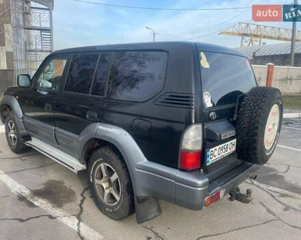 Черный Тойота Ленд Крузер Прадо, объемом двигателя 3 л и пробегом 343 тыс. км за 6400 $, фото 1 на Automoto.ua