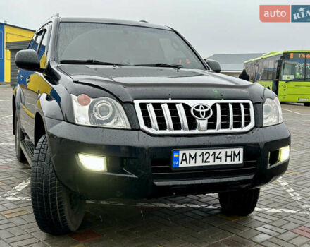 Черный Тойота Ленд Крузер Прадо, объемом двигателя 4 л и пробегом 386 тыс. км за 13800 $, фото 1 на Automoto.ua