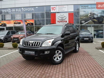 Черный Тойота Ленд Крузер Прадо, объемом двигателя 4 л и пробегом 231 тыс. км за 13900 $, фото 1 на Automoto.ua