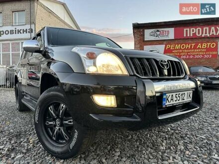 Черный Тойота Ленд Крузер Прадо, объемом двигателя 2.7 л и пробегом 223 тыс. км за 10900 $, фото 1 на Automoto.ua