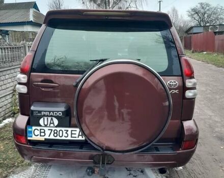Красный Тойота Ленд Крузер Прадо, объемом двигателя 3.96 л и пробегом 203 тыс. км за 12000 $, фото 4 на Automoto.ua