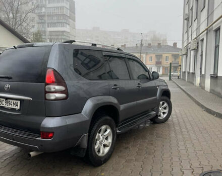 Серый Тойота Ленд Крузер Прадо, объемом двигателя 4 л и пробегом 378 тыс. км за 11999 $, фото 4 на Automoto.ua
