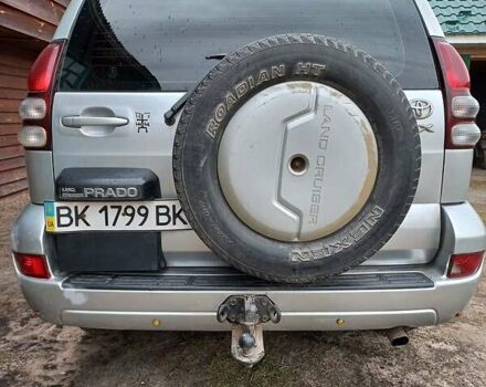 Серый Тойота Ленд Крузер Прадо, объемом двигателя 3 л и пробегом 165 тыс. км за 16000 $, фото 3 на Automoto.ua