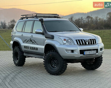Серый Тойота Ленд Крузер Прадо, объемом двигателя 4 л и пробегом 320 тыс. км за 23000 $, фото 1 на Automoto.ua
