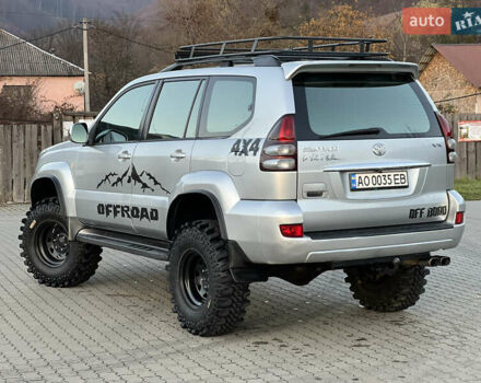 Серый Тойота Ленд Крузер Прадо, объемом двигателя 4 л и пробегом 320 тыс. км за 23000 $, фото 2 на Automoto.ua