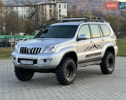 Серый Тойота Ленд Крузер Прадо, объемом двигателя 4 л и пробегом 320 тыс. км за 23000 $, фото 4 на Automoto.ua