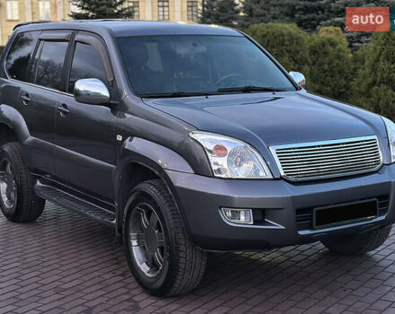 Серый Тойота Ленд Крузер Прадо, объемом двигателя 4 л и пробегом 393 тыс. км за 13999 $, фото 8 на Automoto.ua