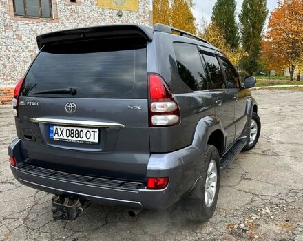 Серый Тойота Ленд Крузер Прадо, объемом двигателя 4 л и пробегом 291 тыс. км за 15500 $, фото 1 на Automoto.ua