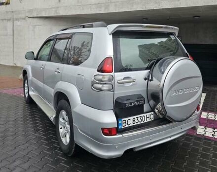 Серый Тойота Ленд Крузер Прадо, объемом двигателя 4 л и пробегом 335 тыс. км за 11550 $, фото 5 на Automoto.ua