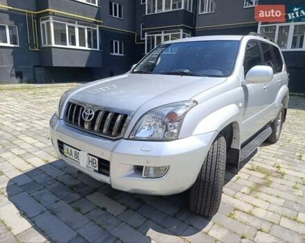 Серый Тойота Ленд Крузер Прадо, объемом двигателя 4 л и пробегом 218 тыс. км за 18000 $, фото 84 на Automoto.ua