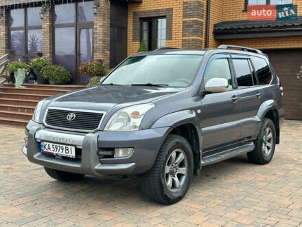 Серый Тойота Ленд Крузер Прадо, объемом двигателя 4 л и пробегом 298 тыс. км за 15300 $, фото 1 на Automoto.ua