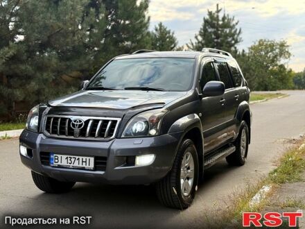 Серый Тойота Ленд Крузер Прадо, объемом двигателя 4 л и пробегом 195 тыс. км за 15800 $, фото 1 на Automoto.ua