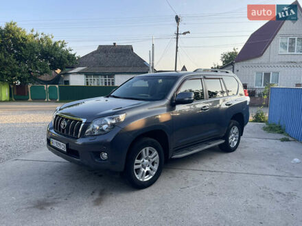 Серый Тойота Ленд Крузер Прадо, объемом двигателя 3 л и пробегом 478 тыс. км за 21500 $, фото 1 на Automoto.ua