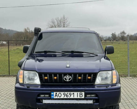 Синій Тойота Ленд Крузер Прадо, об'ємом двигуна 3.38 л та пробігом 410 тис. км за 12500 $, фото 1 на Automoto.ua