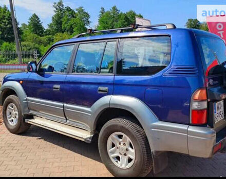 Синий Тойота Ленд Крузер Прадо, объемом двигателя 3 л и пробегом 275 тыс. км за 5300 $, фото 2 на Automoto.ua