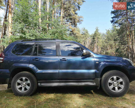Синий Тойота Ленд Крузер Прадо, объемом двигателя 4 л и пробегом 400 тыс. км за 12500 $, фото 9 на Automoto.ua