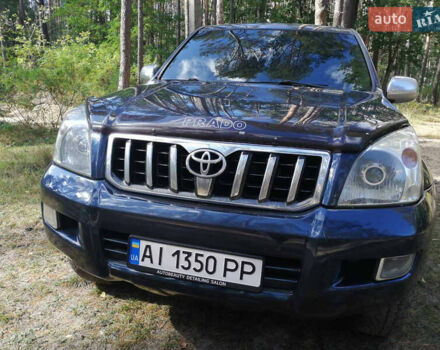 Синий Тойота Ленд Крузер Прадо, объемом двигателя 4 л и пробегом 400 тыс. км за 12500 $, фото 1 на Automoto.ua
