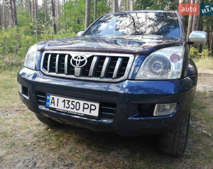 Синий Тойота Ленд Крузер Прадо, объемом двигателя 4 л и пробегом 400 тыс. км за 12500 $, фото 11 на Automoto.ua