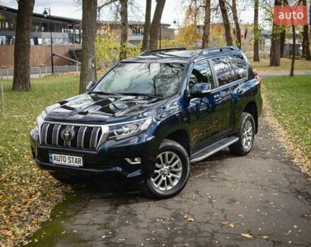 Синий Тойота Ленд Крузер Прадо, объемом двигателя 2.8 л и пробегом 264 тыс. км за 39500 $, фото 1 на Automoto.ua