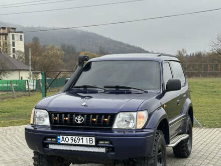 Синій Тойота Ленд Крузер Прадо, об'ємом двигуна 3.38 л та пробігом 410 тис. км за 12500 $, фото 1 на Automoto.ua