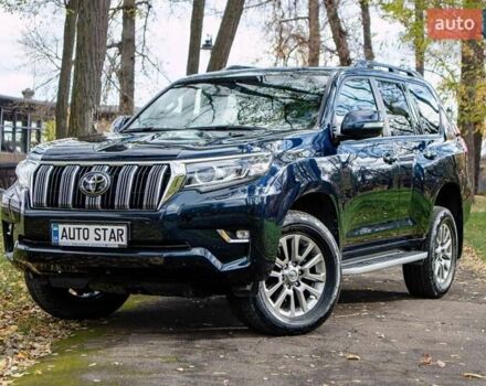 Синий Тойота Ленд Крузер Прадо, объемом двигателя 2.8 л и пробегом 264 тыс. км за 39500 $, фото 1 на Automoto.ua