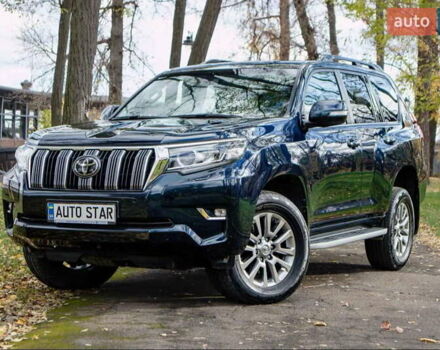 Синий Тойота Ленд Крузер Прадо, объемом двигателя 2.8 л и пробегом 264 тыс. км за 37900 $, фото 1 на Automoto.ua