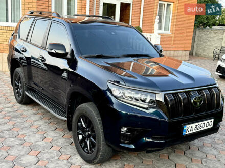 Тойота Ленд Крузер Прадо 2021 у Белой Церкве на Automoto.ua Синій Тойота Ленд Крузер Прадо, об'ємом двигуна 3.96 л та пробігом 110 тис. км за 42300 $, фото 1 на Automoto.ua
