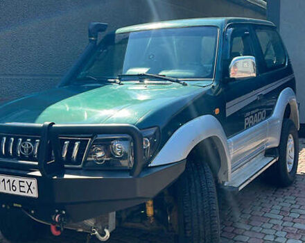 Зеленый Тойота Ленд Крузер Прадо, объемом двигателя 3.38 л и пробегом 350 тыс. км за 9999 $, фото 2 на Automoto.ua