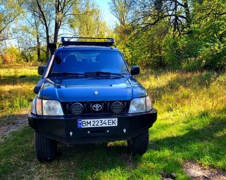 Зеленый Тойота Ленд Крузер Прадо, объемом двигателя 3.4 л и пробегом 380 тыс. км за 8700 $, фото 2 на Automoto.ua