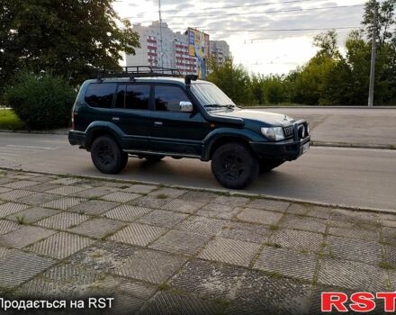 Зеленый Тойота Ленд Крузер Прадо, объемом двигателя 3.4 л и пробегом 361 тыс. км за 6900 $, фото 1 на Automoto.ua