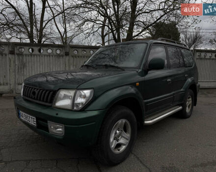 Зеленый Тойота Ленд Крузер Прадо, объемом двигателя 3.4 л и пробегом 308 тыс. км за 5999 $, фото 1 на Automoto.ua