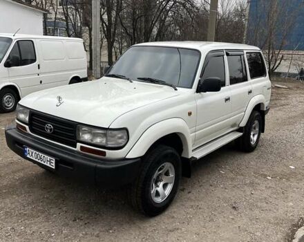 Белый Тойота Ленд Крузер, объемом двигателя 4.47 л и пробегом 321 тыс. км за 17000 $, фото 15 на Automoto.ua