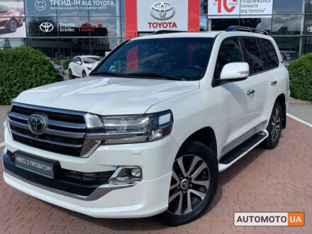 Белый Тойота Ленд Крузер, объемом двигателя 4.5 л и пробегом 241 тыс. км за 47900 $, фото 1 на Automoto.ua