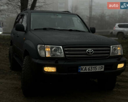 Черный Тойота Ленд Крузер, объемом двигателя 4.16 л и пробегом 400 тыс. км за 15000 $, фото 7 на Automoto.ua