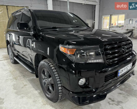 Черный Тойота Ленд Крузер, объемом двигателя 4.46 л и пробегом 155 тыс. км за 25500 $, фото 1 на Automoto.ua
