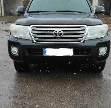 Черный Тойота Ленд Крузер, объемом двигателя 4.5 л и пробегом 212 тыс. км за 42000 $, фото 1 на Automoto.ua