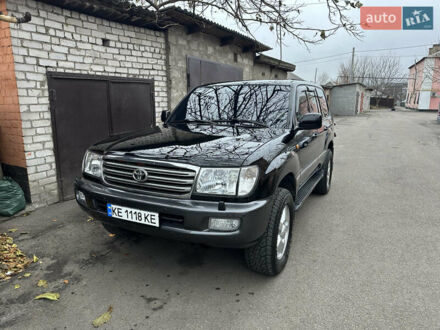 Тойота Ленд Крузер 2002 в Днепре (Днепропетровске) на Automoto.ua Черный Тойота Ленд Крузер, объемом двигателя 4.7 л и пробегом 500 тыс. км за 12000 $, фото 1 на Automoto.ua