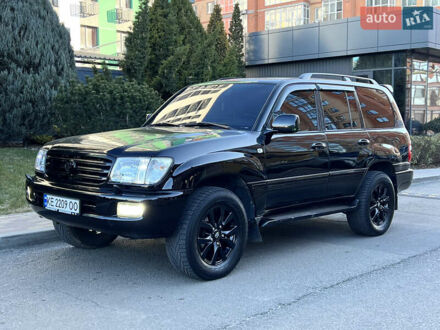 Черный Тойота Ленд Крузер, объемом двигателя 4.66 л и пробегом 398 тыс. км за 16500 $, фото 1 на Automoto.ua