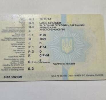 Сірий Тойота Ленд Крузер, об'ємом двигуна 4.2 л та пробігом 231 тис. км за 25000 $, фото 1 на Automoto.ua