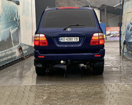 Синий Тойота Ленд Крузер, объемом двигателя 4.7 л и пробегом 350 тыс. км за 12200 $, фото 4 на Automoto.ua