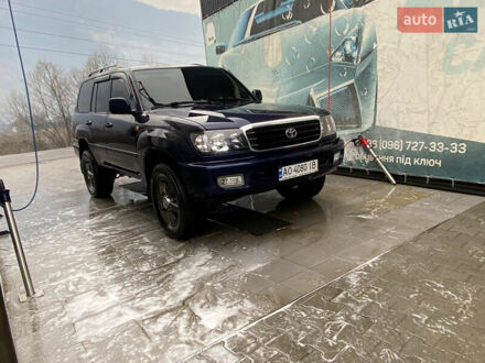 Тойота Ленд Крузер 2000 в Рахове на Automoto.ua Синий Тойота Ленд Крузер, объемом двигателя 4.7 л и пробегом 350 тыс. км за 12200 $, фото 1 на Automoto.ua