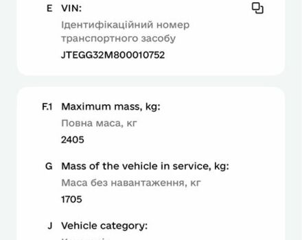 Серый Тойота Превиа, объемом двигателя 2 л и пробегом 250 тыс. км за 5000 $, фото 7 на Automoto.ua